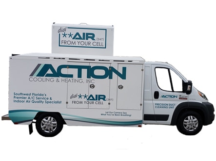 Action Cooling and Heating Inc. - Fort Myers, FL, US, air conditioning duct cleaning