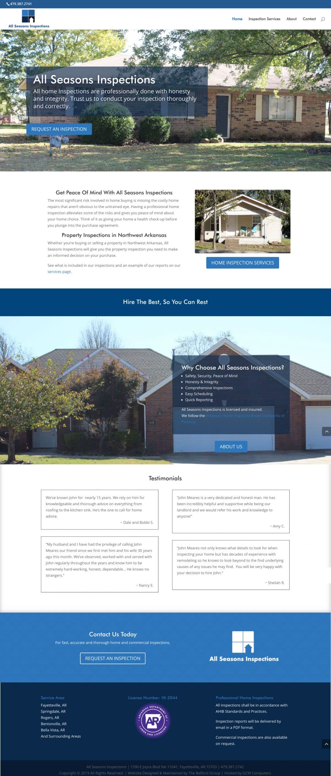 The Belford Group - Fayetteville, AR, US, website design company