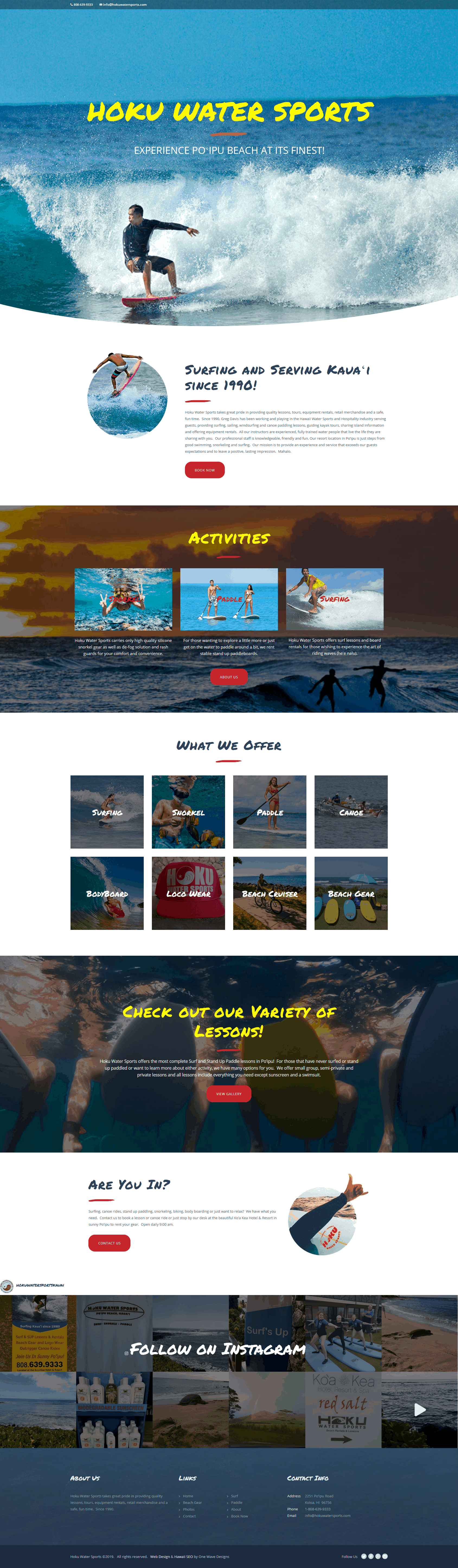 One Wave Designs - Honolulu, HI, US, responsive web design