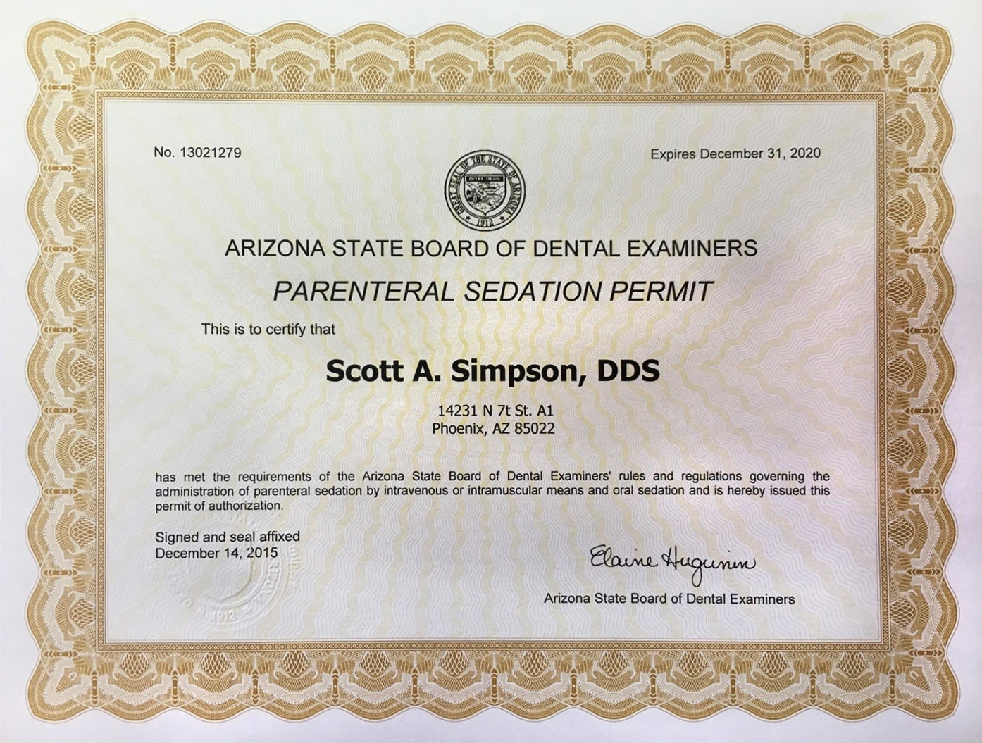 Scott A. Simpson, DDS - Phoenix, AZ, US, plaque on teeth
