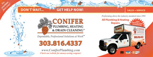 conifer plumbing heating & drain cleaning inc.