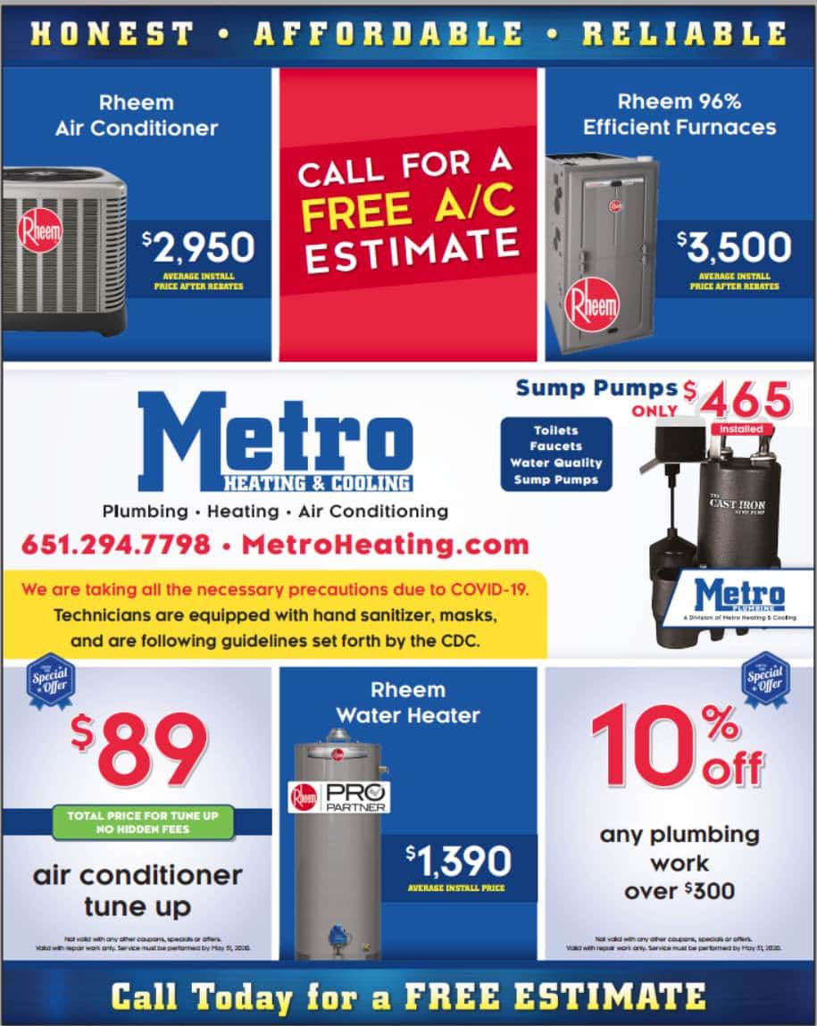 Metro Heating & Cooling - Maplewood, MN, US, hvac