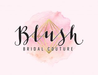 blush bridal couture