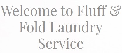 fluff & fold laundry service