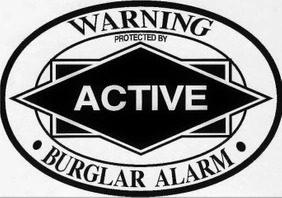 active burglar alarm