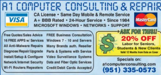 a1 computer - windows mobile/remote repairs/parts