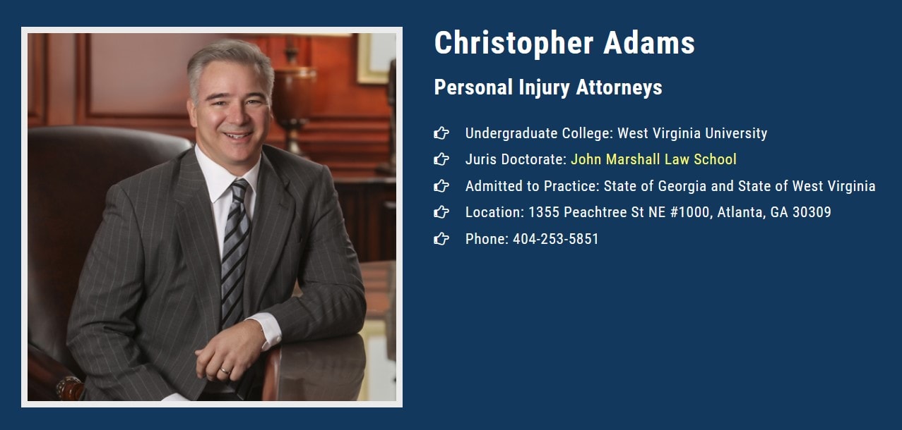 Christopher Adams Injury Attorney - Atlanta, GA, US, roundup attorney