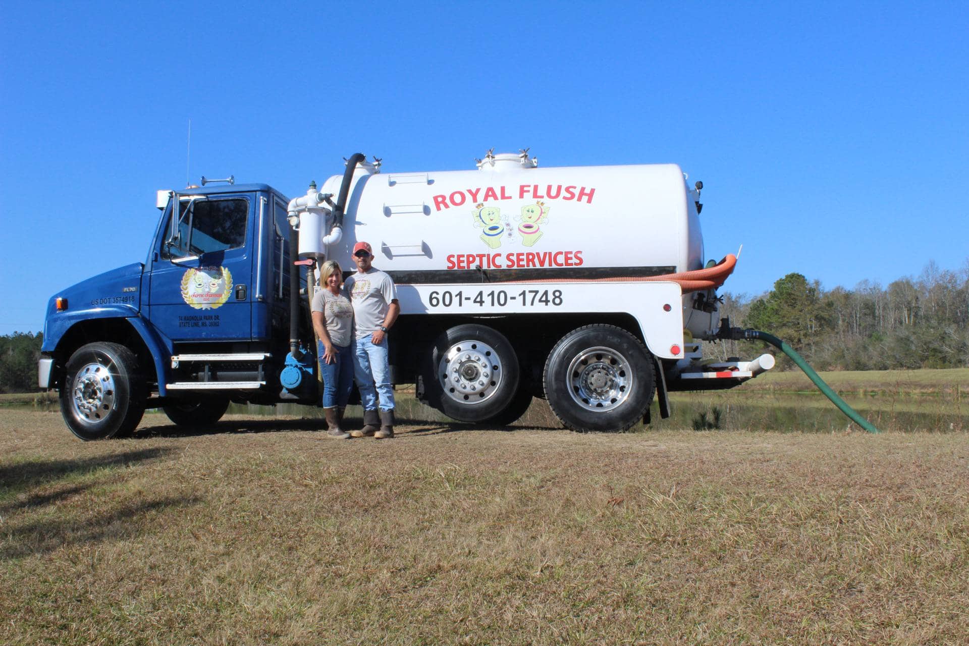 Royal Flush Septic Services LLC - State Line, MS, US, septic tank pumping