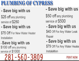 plumbing of cypress