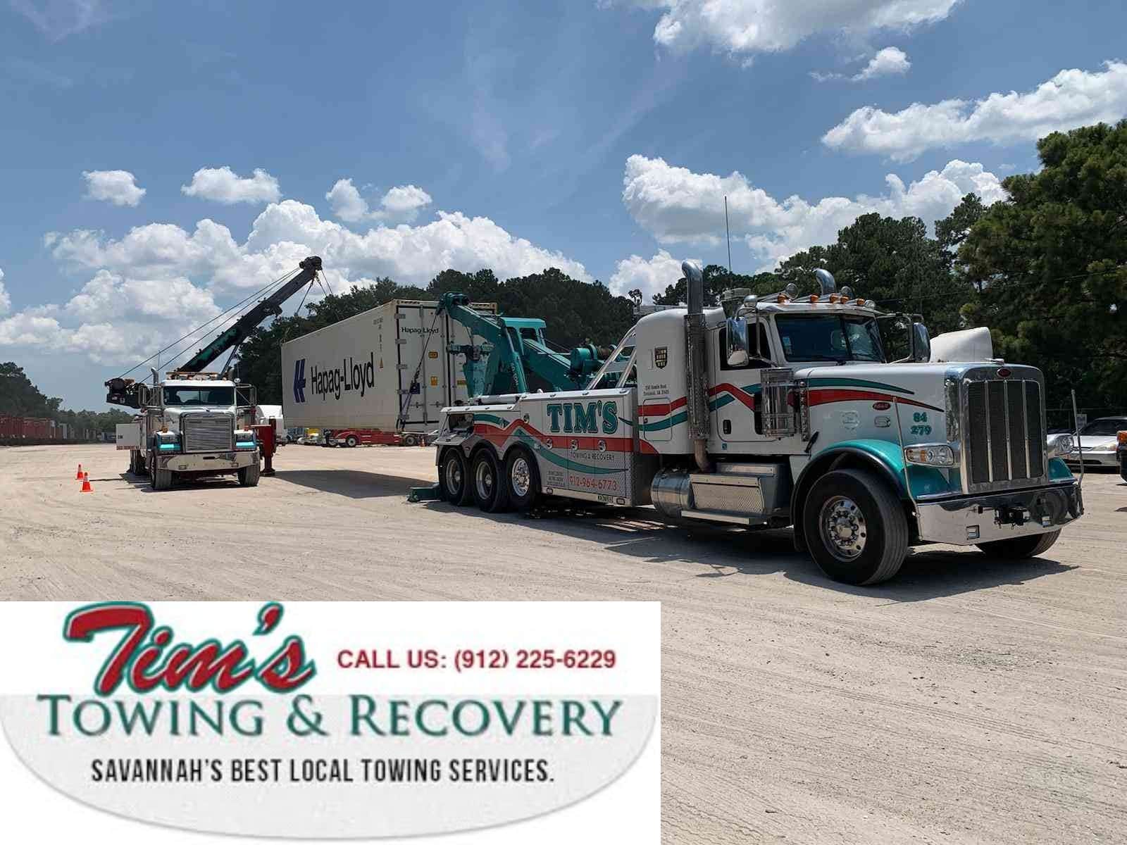 Tim's Towing & Recovery - Savannah, GA, US, 24 hour towing near me