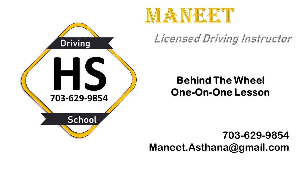 HS Driving School - Springfield, VA, US, driving lessons near me