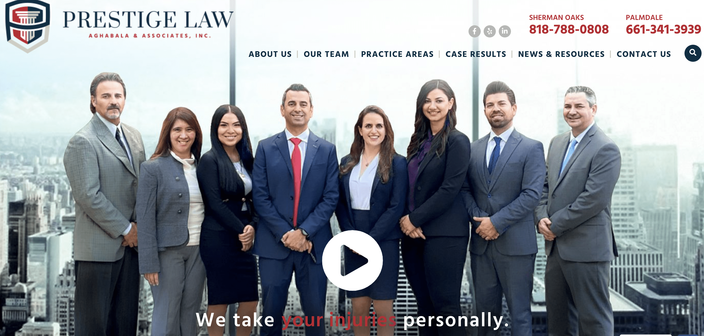 Prestige Law Firm, P.C. Injury and Accident Attorneys - Van Nuys, CA, US, personal injury