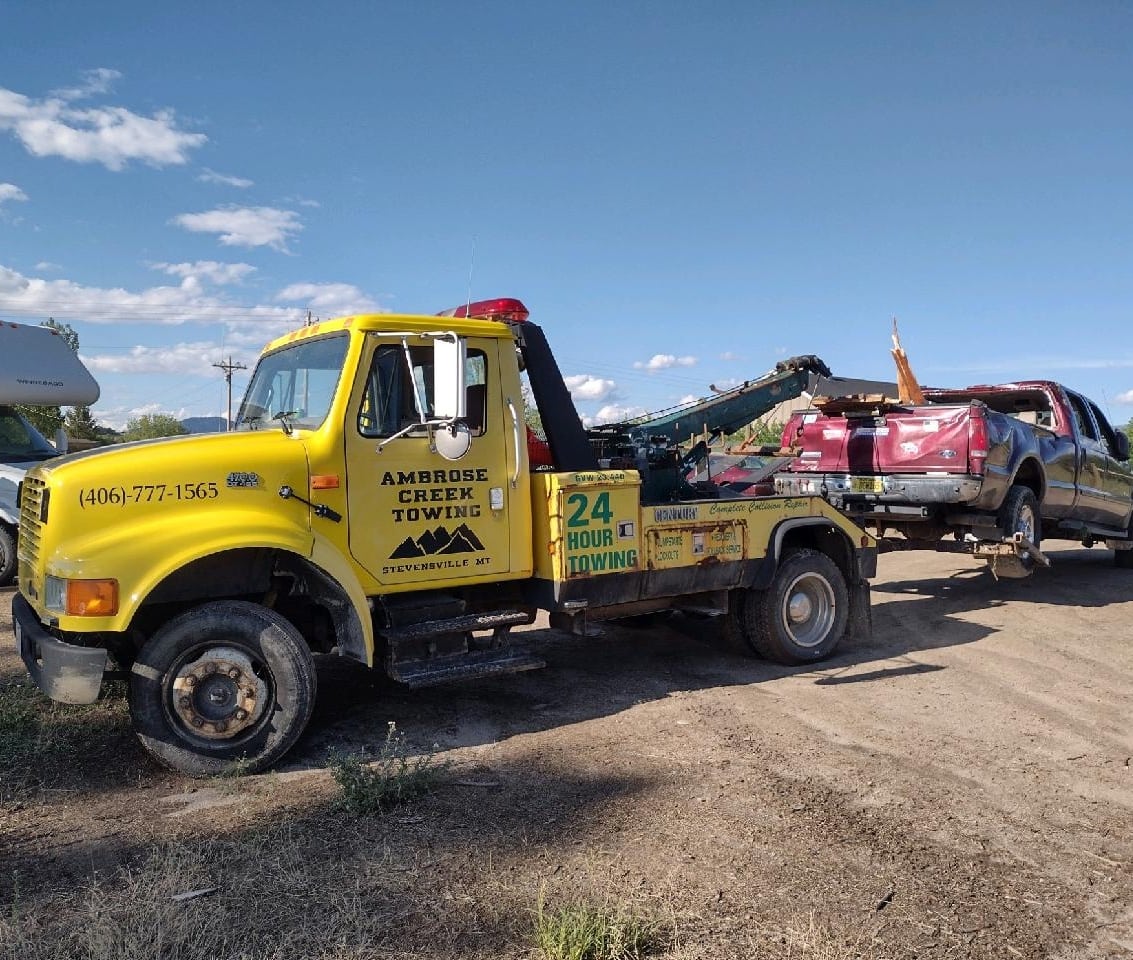 Ambrose Creek Towing - Stevensville, MT, US, breakdown truck