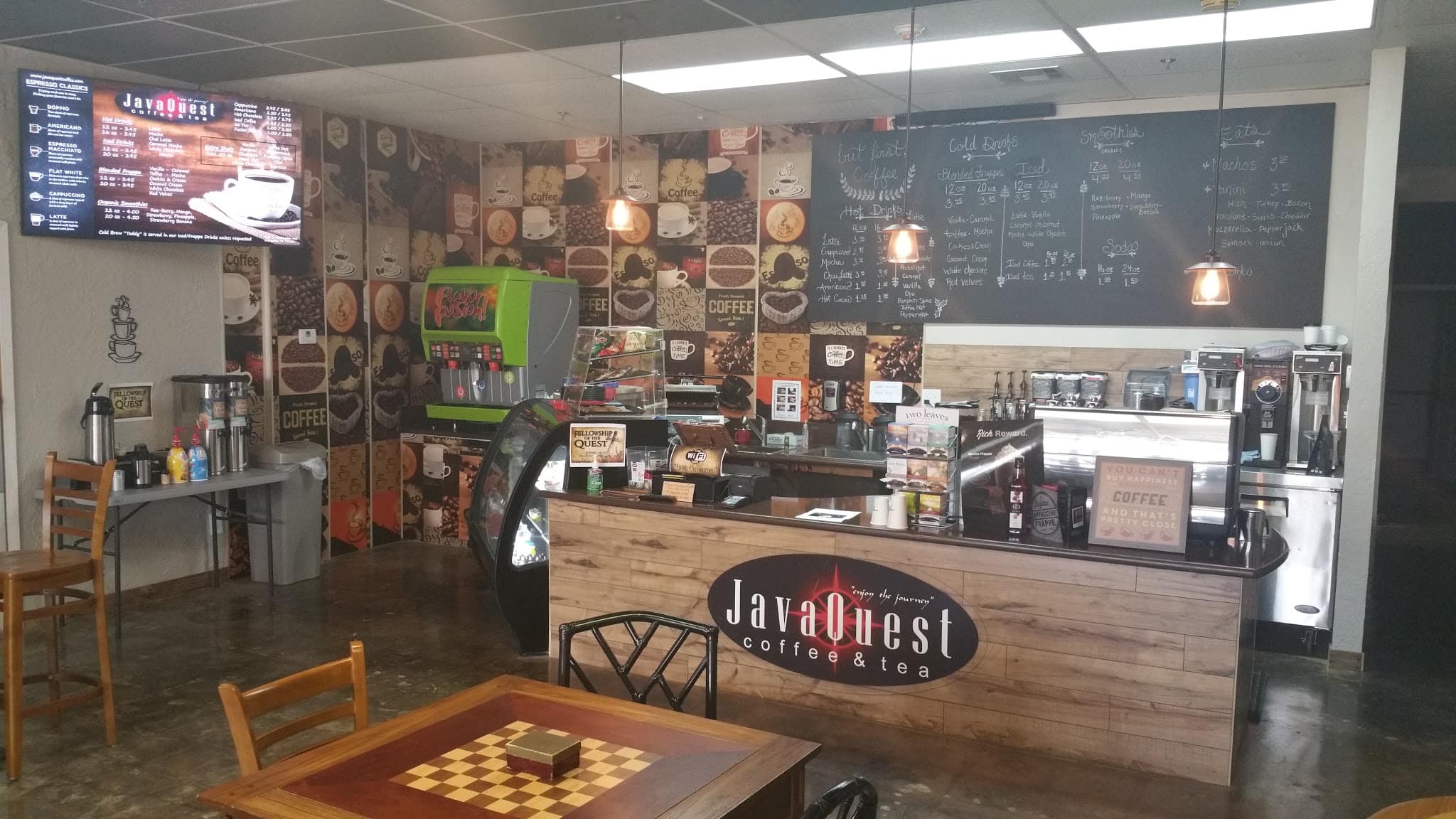 Java Quest Coffee & Tea - Livingston, TX, US, outdoor coffee shop