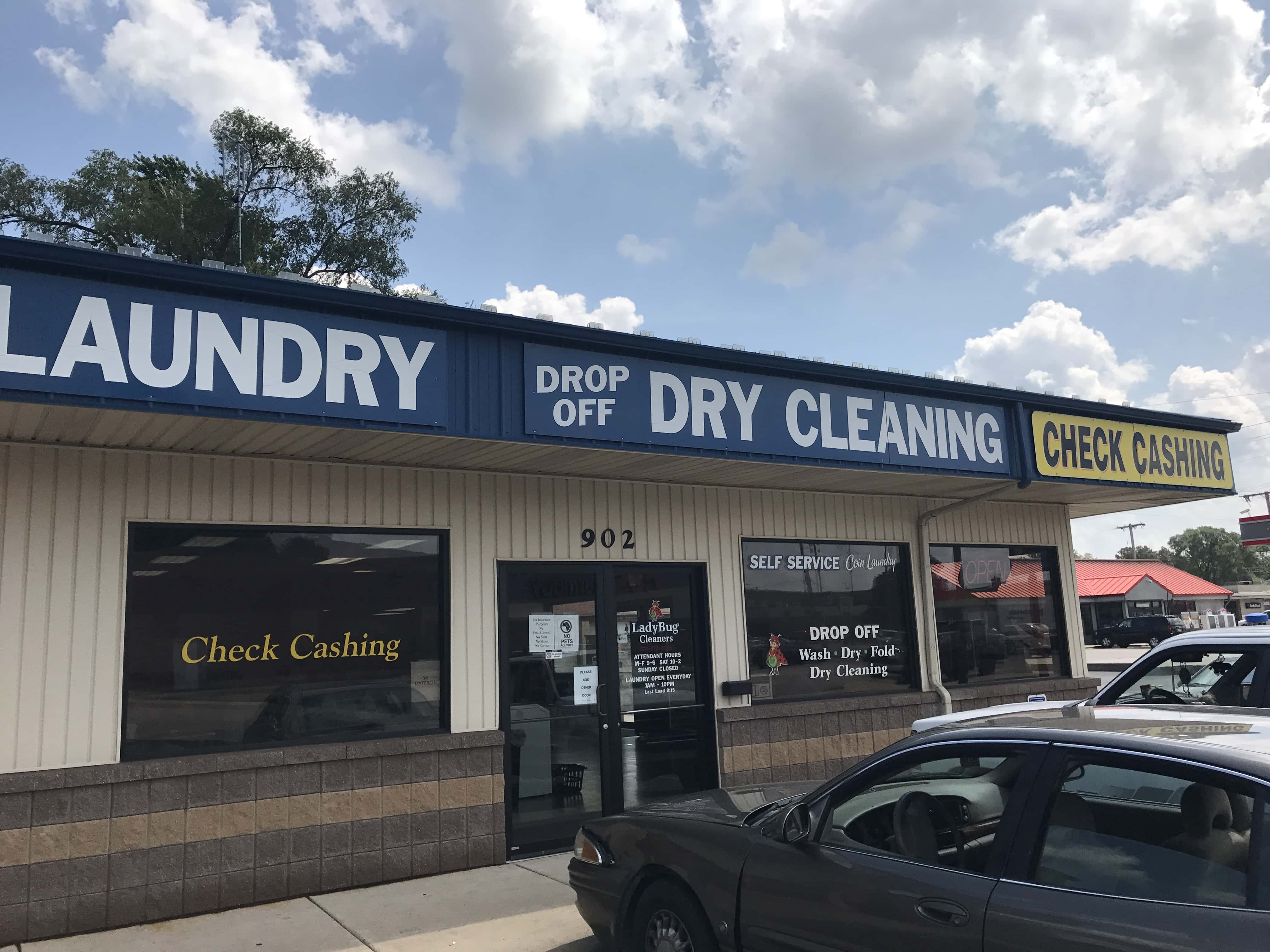 Ladybug Cleaners and Laundromat - Knox, IN, US, 24 hour laundry mat