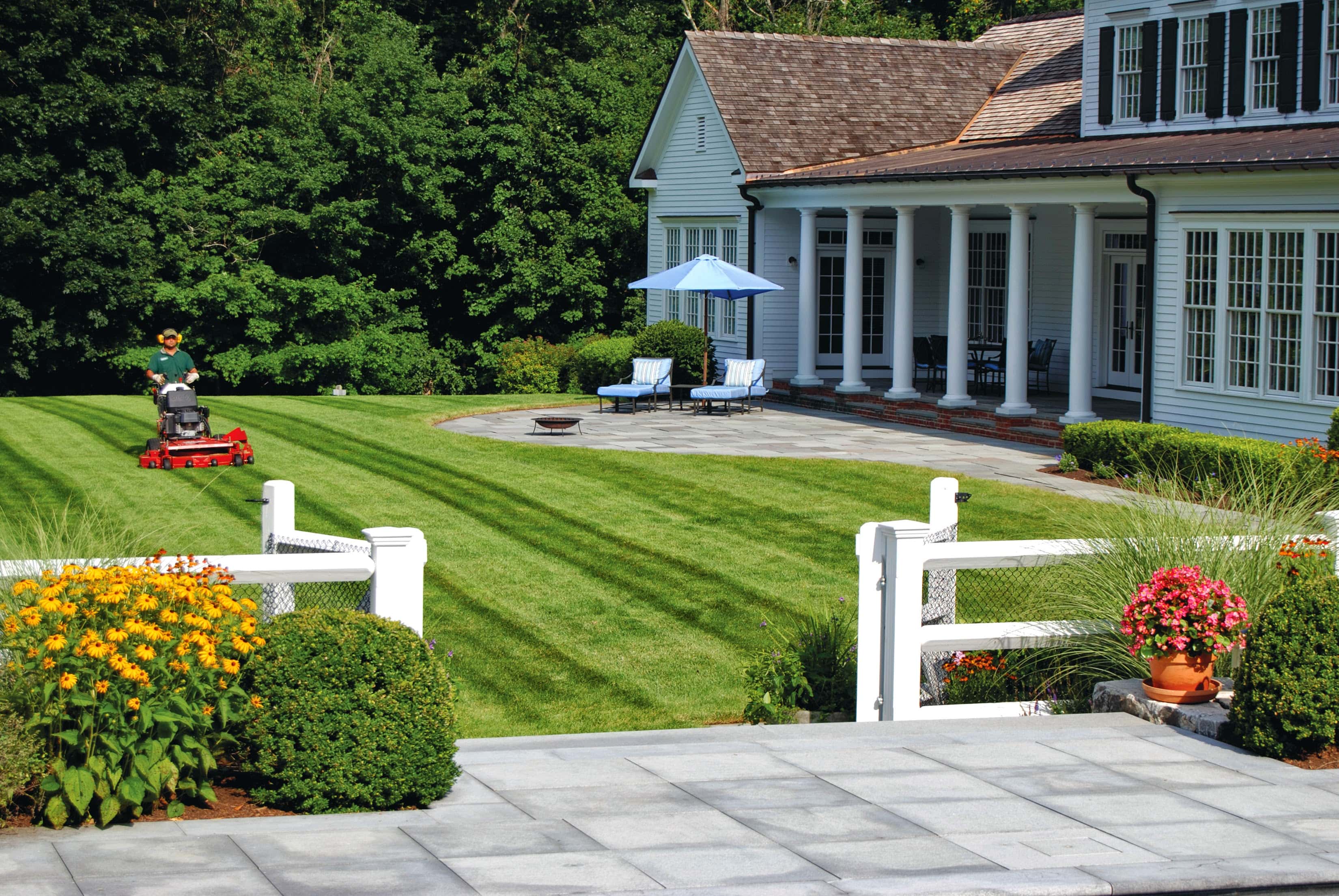 Hoffman Landscapes - Wilton, CT, US, backyard landscaping cost
