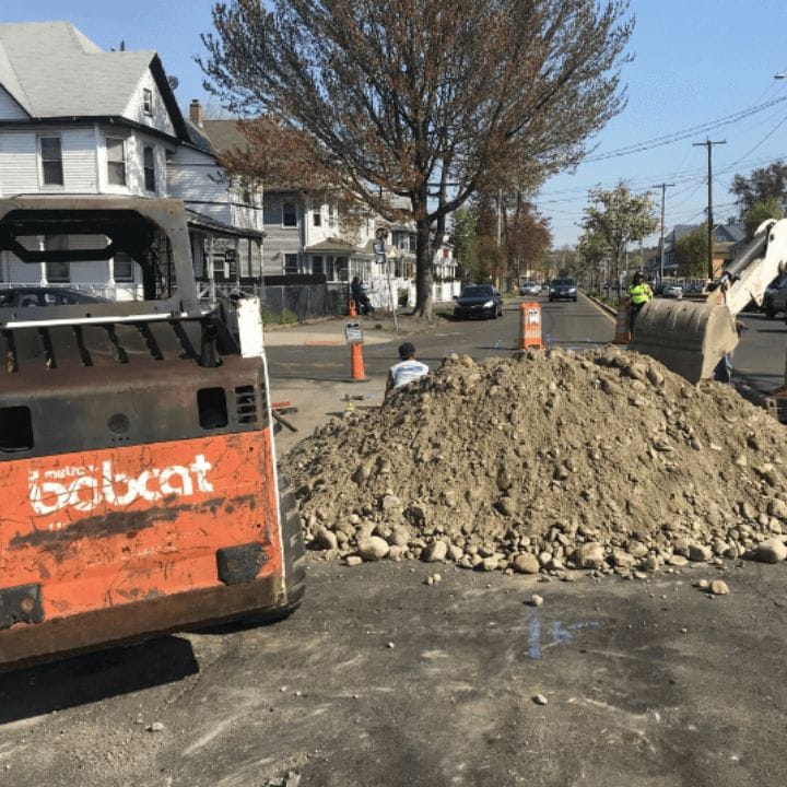 Unlimited Excavation and Construction Orange, US, sewer line
