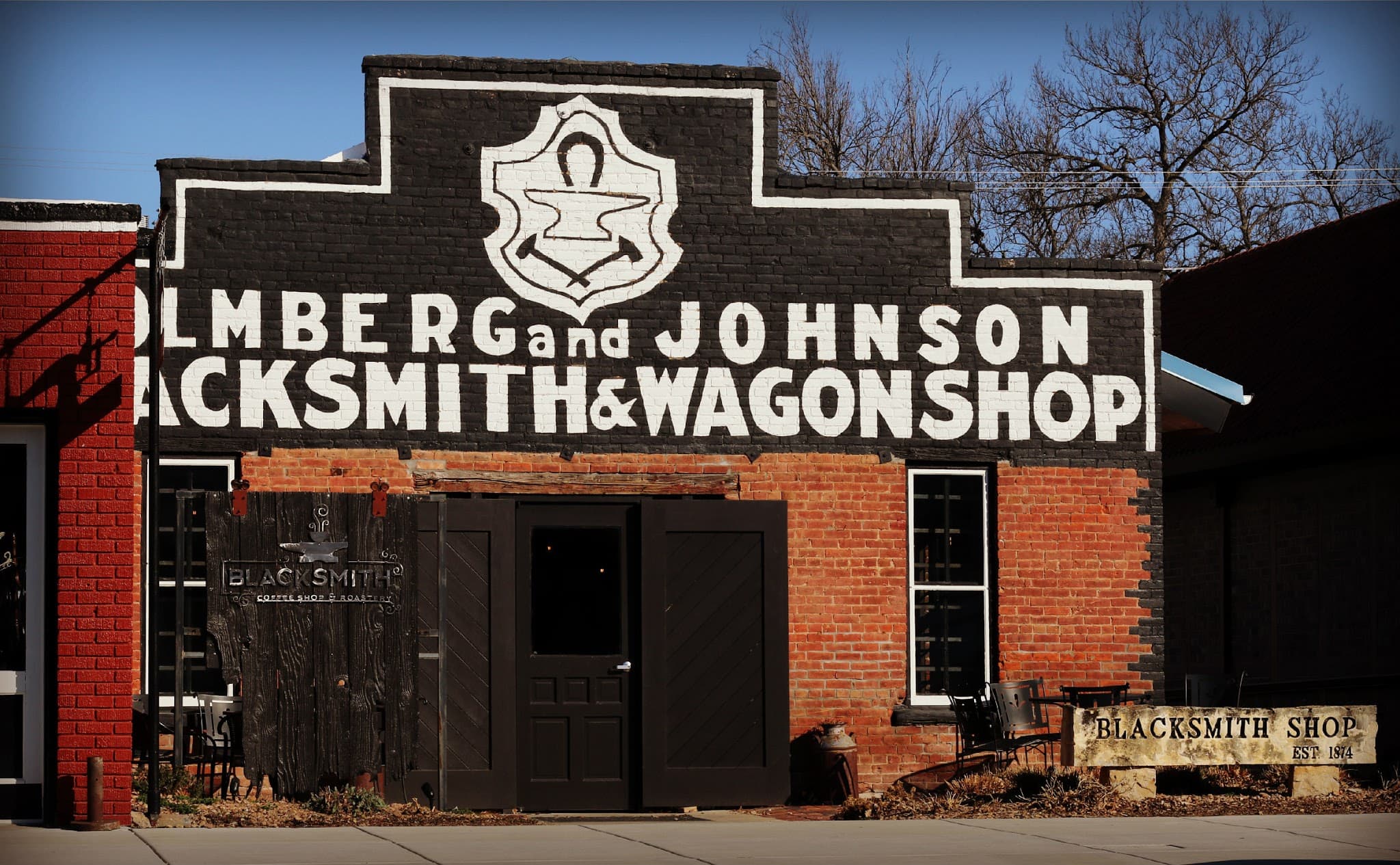 Blacksmith Coffee Shop & Roastery - Lindsborg, KS, US, toasted coffee house