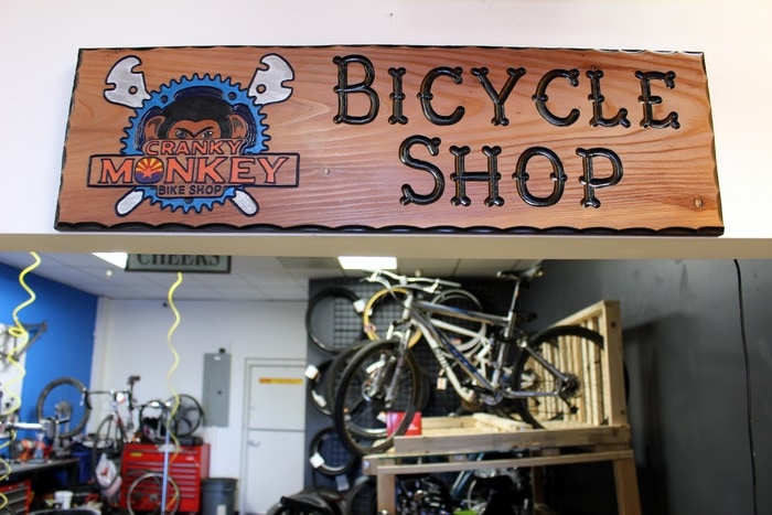 Cranky Monkey Bike Shop - Phoenix, AZ, US, 16 inch bike with stabilisers