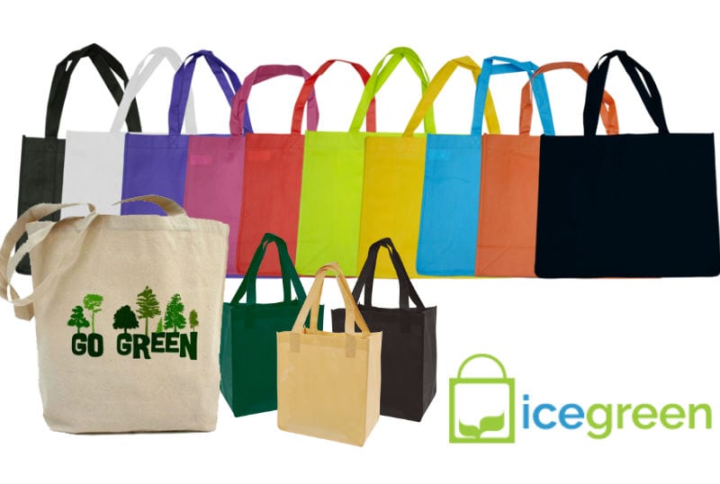 Ice Green - Oakville, CA, bags paper
