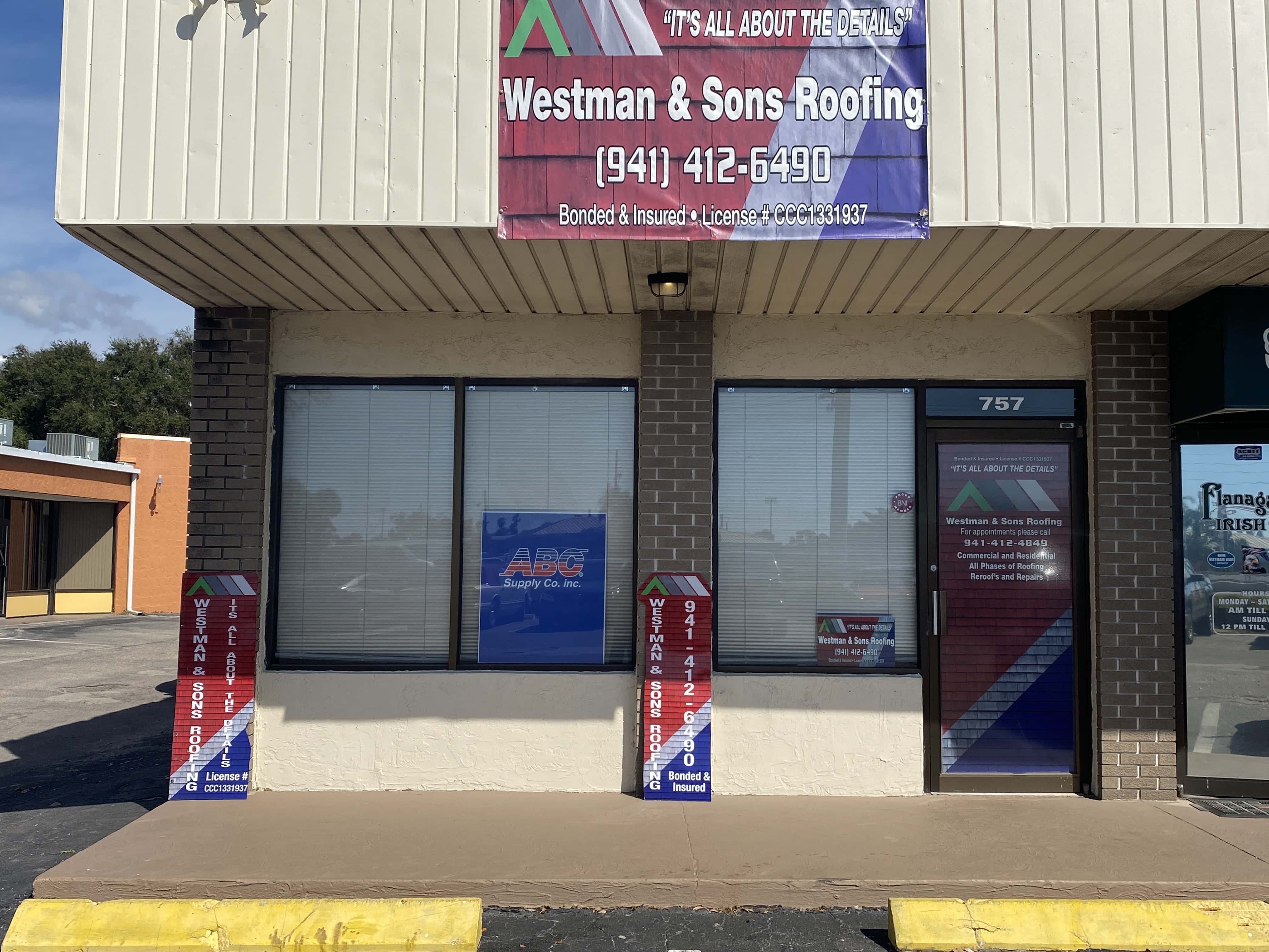 Westman & Sons Roofing - Venice, FL, US, roofing business