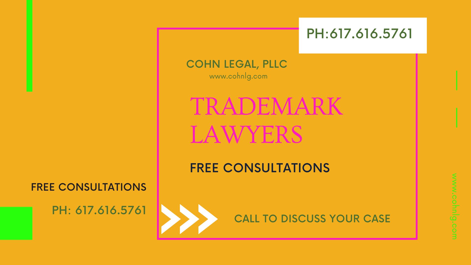 Cohn Legal, PLLC - Trademark Lawyers Boston - Somerville, MA, US, registration for trademark