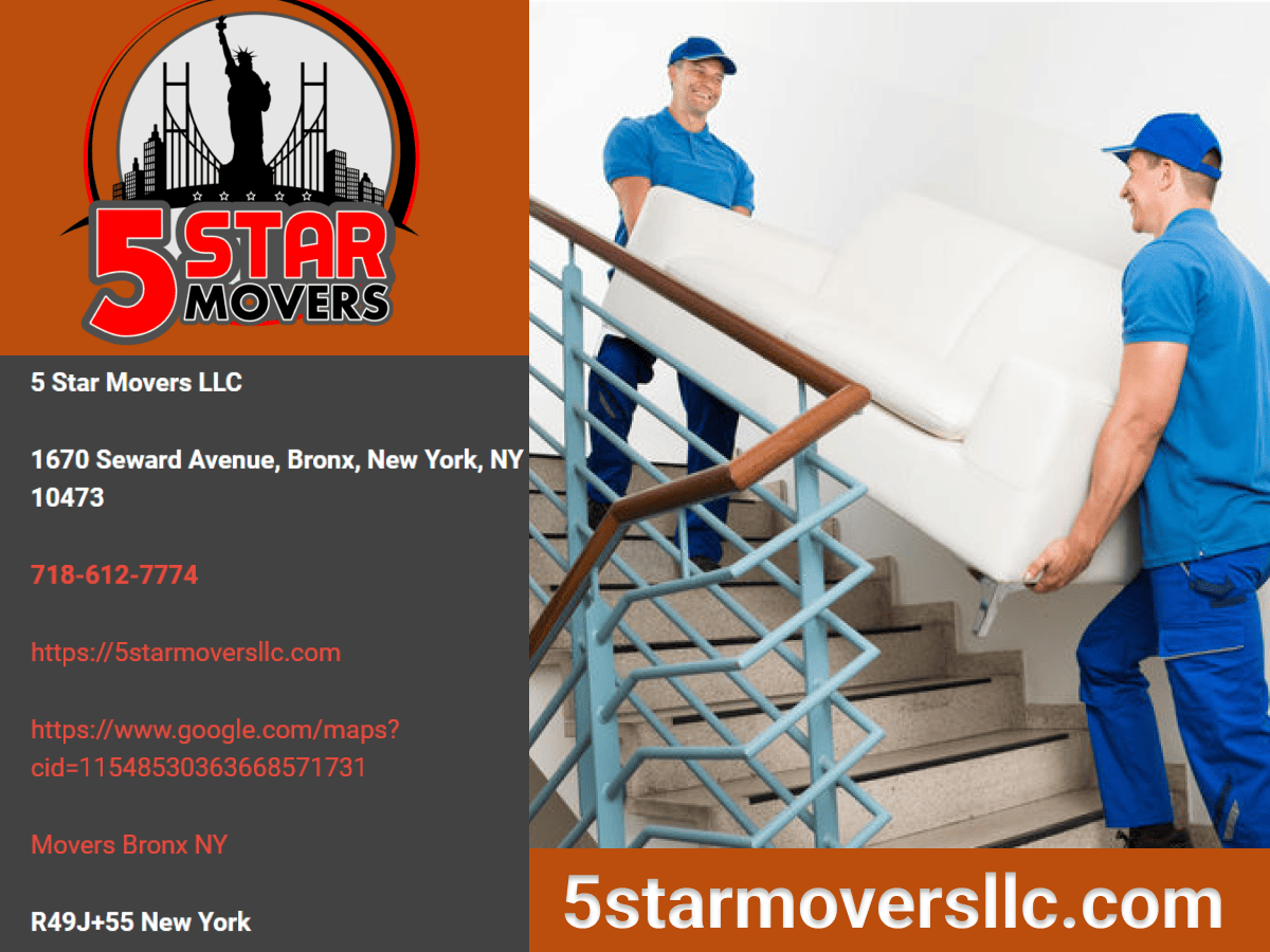5 Star Movers LLC - Bronx Moving Company - The Bronx, NY, US, long distance moving companies