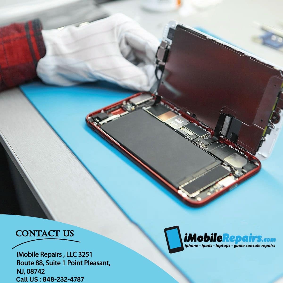 iMobile Repairs - Point Pleasant, NJ, US, rendering a service