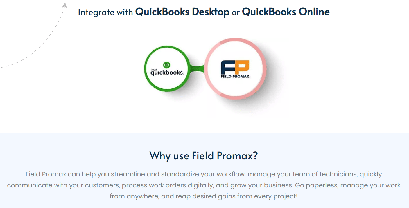 FIELD PROMAX | Field Service Management Software - Rochester, MN, US, accounting software quickbooks