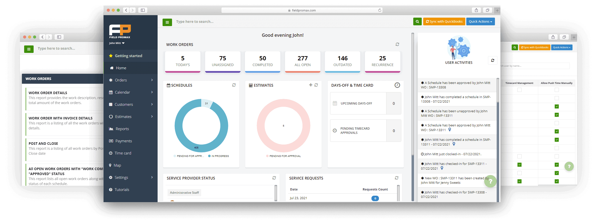 FIELD PROMAX | Field Service Management Software - Rochester, MN, US, online login quickbooks