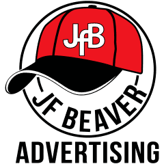 j f beaver embroidered advertising caps & jackets