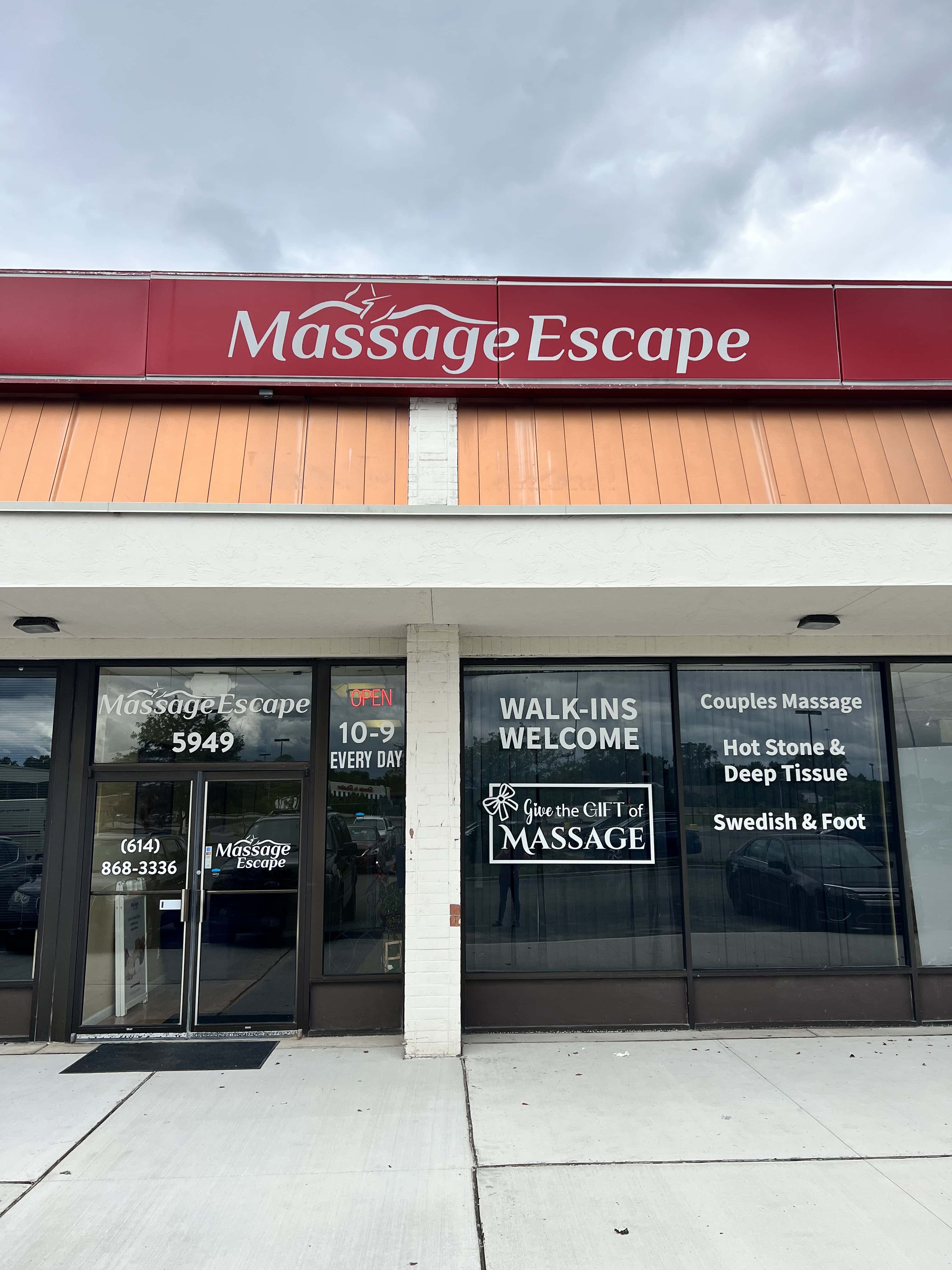 Massage Escape Columbus, US, near me massage