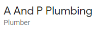 a and p plumbing