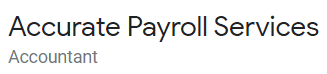 accurate payroll services